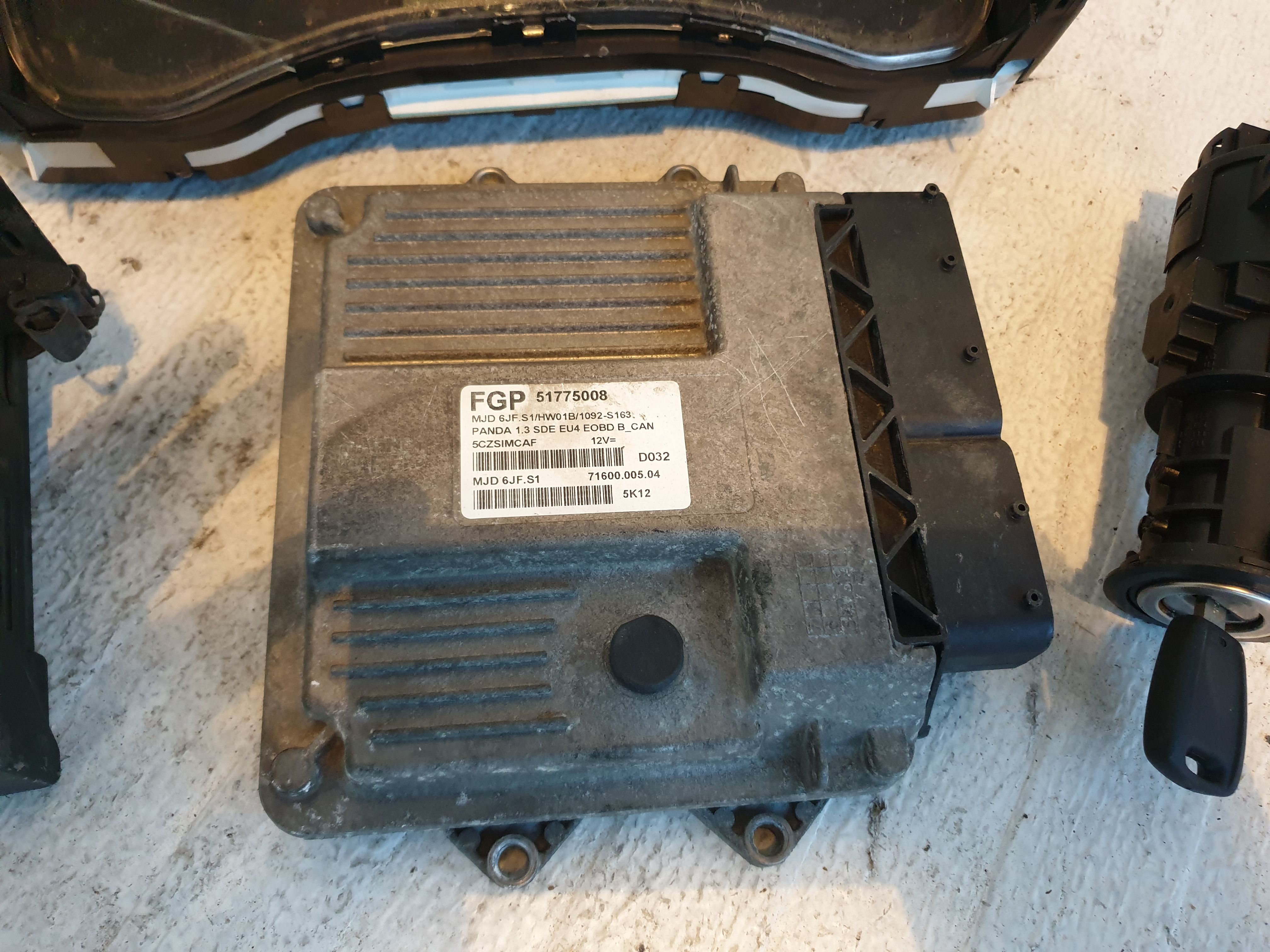 KIT AVVIAMENTO MOTORE FIAT Panda 2° Serie 1300 Diesel Km (2007)